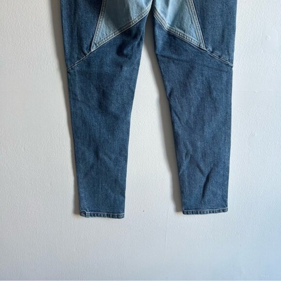 Revice Sz 27 Denim Star Back Exposed Seems Tappered Legs Jeans - Picture 7 of 12